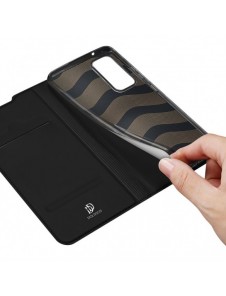 Dux Ducis Skin Pro Bokhylla typ väska för Vivo X60 Pro svart