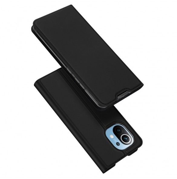 DUX DUCIS Skin Pro Bokhylla typ fodral för Xiaomi Mi 11 svart