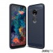 Blå och väldigt snyggt skydd Motorola Moto G7 Play.