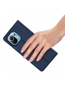 DUX DUCIS Skin Pro Bokhylla typ väska för Xiaomi Mi 11 blå