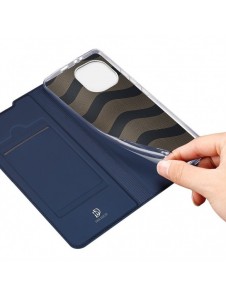 DUX DUCIS Skin Pro Bokhylla typ väska för Xiaomi Mi 11 blå