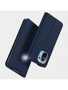 DUX DUCIS Skin Pro Bokhylla typ väska för Xiaomi Mi 11 blå