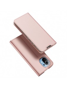 DUX DUCIS Skin Pro Bokhylla typ fodral för Xiaomi Mi 11 rosa