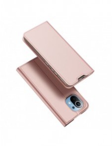 DUX DUCIS Skin Pro Bokhylla typ fodral för Xiaomi Mi 11 rosa