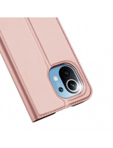 DUX DUCIS Skin Pro Bokhylla typ fodral för Xiaomi Mi 11 rosa