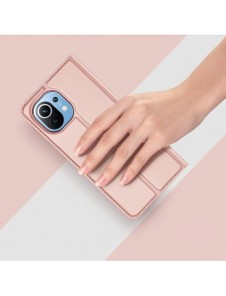 DUX DUCIS Skin Pro Bokhylla typ fodral för Xiaomi Mi 11 rosa