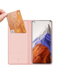 DUX DUCIS Skin Pro Bokhylla typ fodral för Xiaomi Mi 11 Pro rosa