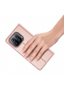 DUX DUCIS Skin Pro Bokhylla typ fodral för Xiaomi Mi 11 Pro rosa