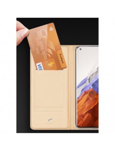 DUX DUCIS Skin Pro Bokhylla typ fodral för Xiaomi Mi 11 Pro rosa