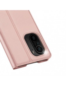 Dux Ducis Skin Pro Bokhylla typ fodral för Xiaomi Redmi K40 Pro+ / K40 Pro / K40 / Poco F3 rosa
