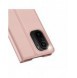 Dux Ducis Skin Pro Bokhylla typ fodral för Xiaomi Redmi K40 Pro+ / K40 Pro / K40 / Poco F3 rosa