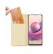 DUX DUCIS Skin Pro Bokhylla typ fodral för Xiaomi Redmi Note 10 / Redmi Note 10S golden