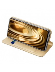 DUX DUCIS Skin Pro Bokhylla typ fodral för Xiaomi Redmi Note 10 / Redmi Note 10S golden