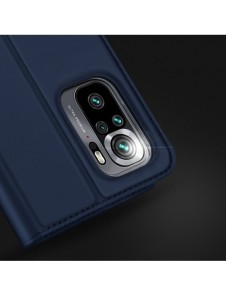 DUX DUCIS Skin Pro Bokhylla typ fodral för Xiaomi Redmi Note 10 / Redmi Note 10S golden