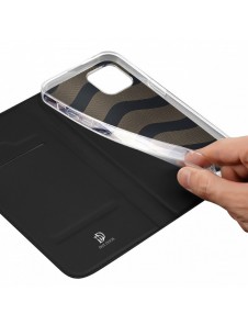 Dux Ducis Skin Pro Card Plånboksfodral till iPhone 15 - Svart