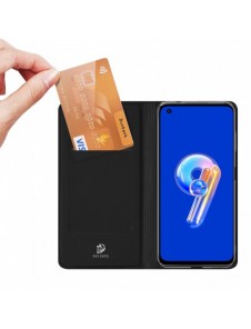 Dux Ducis Skin Pro-fodral för Asus Zenfone 9 flip-fodral plånboksställ svart