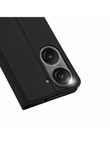 Dux Ducis Skin Pro-fodral för Asus Zenfone 9 flip-fodral plånboksställ svart