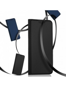 Dux Ducis Skin Pro-fodral för Asus Zenfone 9 flip-fodral plånboksställ svart