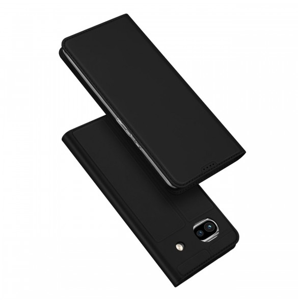 Dux Ducis Skin Pro-fodral för Google Pixel 7a Flip Card-plånboksställ Svart