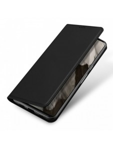 Dux Ducis Skin Pro-fodral för Google Pixel 7a Flip Card-plånboksställ Svart