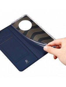 Dux Ducis Skin Pro-fodral för Honor Magic5 Flip Card-plånboksställ Blå
