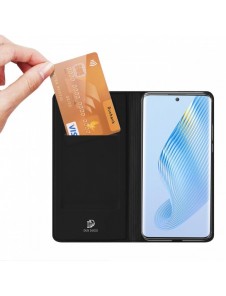 Dux Ducis Skin Pro-fodral för Honor Magic5 flip-fodral plånboksställ svart