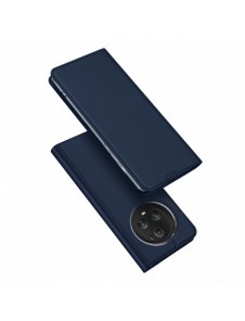 Dux Ducis Skin Pro-fodral för Honor Magic5 Pro Flip Card-plånboksställ Blå