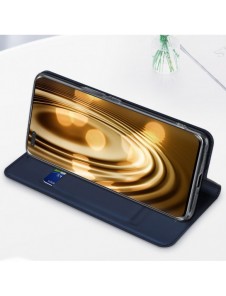 Dux Ducis Skin Pro-fodral för Honor Magic5 Pro Flip Card-plånboksställ Blå