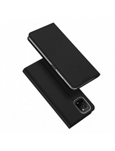 Dux Ducis Skin Pro-fodral till Huawei nova Y61 flip-cover-kortplånboksställ svart