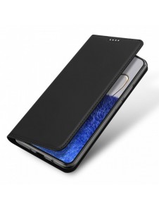 Dux Ducis Skin Pro-fodral till Huawei nova Y61 flip-cover-kortplånboksställ svart