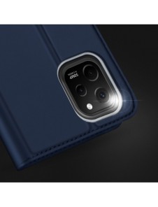 Dux Ducis Skin Pro-fodral till Huawei nova Y61 flip-cover-kortplånboksställ svart