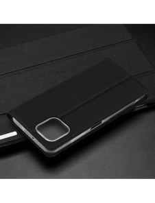 Dux Ducis Skin Pro-fodral till Huawei nova Y61 flip-cover-kortplånboksställ svart