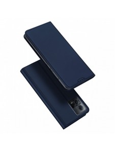Dux Ducis Skin Pro-fodral för Motorola Edge 30 Fusion flip-fodral kort plånboksställ blå