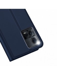 Dux Ducis Skin Pro-fodral för Motorola Edge 30 Fusion flip-fodral kort plånboksställ blå