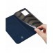 Dux Ducis Skin Pro-fodral för Motorola Edge 30 Fusion flip-fodral kort plånboksställ blå