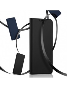 Dux Ducis Skin Pro-fodral för Motorola Edge 30 Fusion flip-fodral kort plånboksställ blå