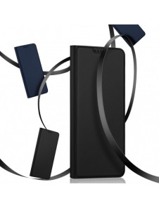 Dux Ducis Skin Pro-fodral för Motorola Edge 30 Ultra flip-fodral kortplånboksställ blå