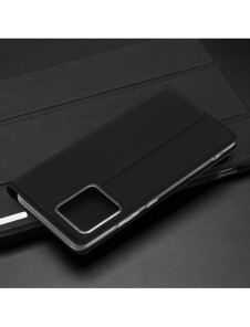 Dux Ducis Skin Pro-fodral för Motorola Edge 30 Ultra flip-fodral kortplånboksställ blå