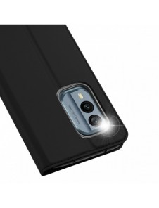 Dux Ducis Skin Pro fodral för Nokia X30 flip-fodral kort plånboksställ svart