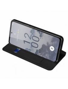 Dux Ducis Skin Pro fodral för Nokia X30 flip-fodral kort plånboksställ svart
