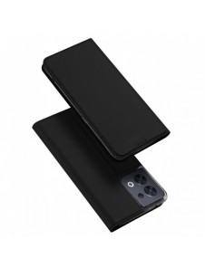 Dux Ducis Skin Pro-fodral för Oppo Reno 8 flip-fodral plånboksställ svart