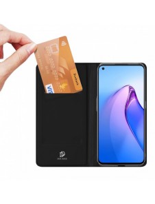 Dux Ducis Skin Pro-fodral för Oppo Reno 8 flip-fodral plånboksställ svart
