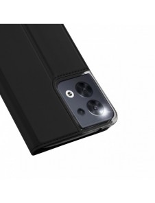 Dux Ducis Skin Pro-fodral för Oppo Reno 8 flip-fodral plånboksställ svart