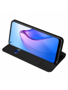 Dux Ducis Skin Pro-fodral för Oppo Reno 8 flip-fodral plånboksställ svart