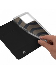 Dux Ducis Skin Pro-fodral för Oppo Reno 8 flip-fodral plånboksställ svart