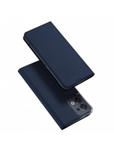 Dux Ducis Skin Pro-fodral för Oppo Reno 8 flip-fodral kort plånboksställ blå