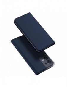 Dux Ducis Skin Pro-fodral för Oppo Reno 8 flip-fodral kort plånboksställ blå