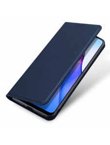 Dux Ducis Skin Pro-fodral för Oppo Reno 8 flip-fodral kort plånboksställ blå