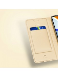 Dux Ducis Skin Pro-fodral för Oppo Reno 8 flip-fodral kort plånboksställ blå