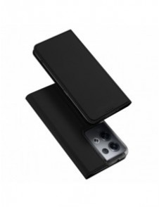 Dux Ducis Skin Pro-fodral för Oppo Reno 8 Pro flip-fodral plånboksställ svart